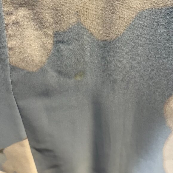 Floral Blue Sleeveless Dress - Picture 5 of 5